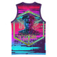 Montford Point Marines Legacy 1942 Basketball Jersey The Right To Fight Retro Glitch Vaporwave Art