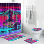 Montford Point Marines Legacy 1942 Bathroom Set The Right To Fight Retro Glitch Vaporwave Art