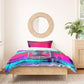 Montford Point Marines Legacy 1942 Bedding Set The Right To Fight Retro Glitch Vaporwave Art