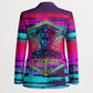 Montford Point Marines Legacy 1942 Blazer The Right To Fight Retro Glitch Vaporwave Art