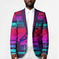 Montford Point Marines Legacy 1942 Blazer The Right To Fight Retro Glitch Vaporwave Art