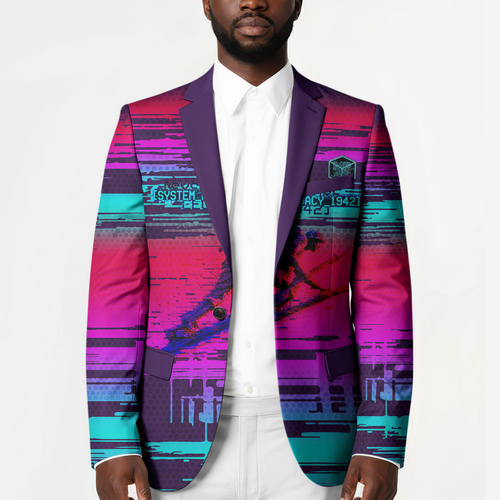 Montford Point Marines Legacy 1942 Blazer The Right To Fight Retro Glitch Vaporwave Art
