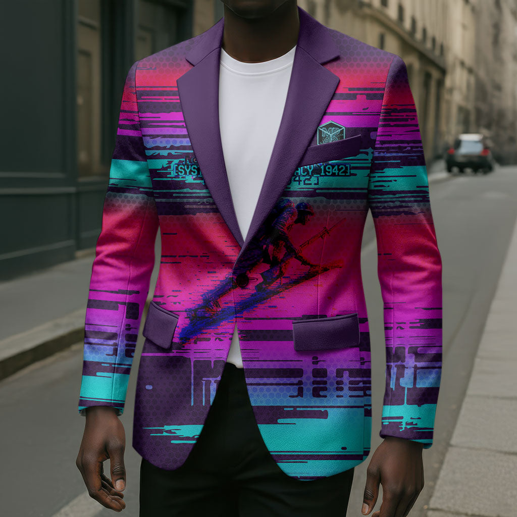 Montford Point Marines Legacy 1942 Blazer The Right To Fight Retro Glitch Vaporwave Art