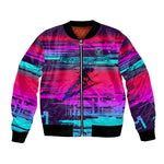 Montford Point Marines Legacy 1942 Bomber Jacket The Right To Fight Retro Glitch Vaporwave Art