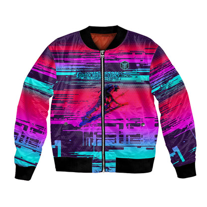 Montford Point Marines Legacy 1942 Bomber Jacket The Right To Fight Retro Glitch Vaporwave Art