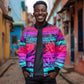 Montford Point Marines Legacy 1942 Bomber Jacket The Right To Fight Retro Glitch Vaporwave Art