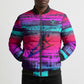 Montford Point Marines Legacy 1942 Bomber Puffer Jacket The Right To Fight Retro Glitch Vaporwave Art
