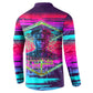 Montford Point Marines Legacy 1942 Button Sweatshirt The Right To Fight Retro Glitch Vaporwave Art