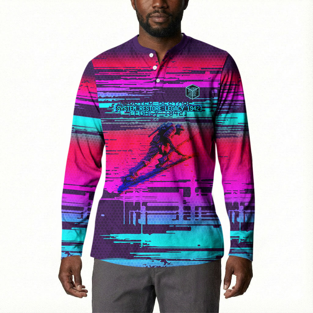 Montford Point Marines Legacy 1942 Button Sweatshirt The Right To Fight Retro Glitch Vaporwave Art