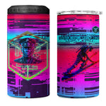 Montford Point Marines Legacy 1942 4 in 1 Can Cooler Tumbler The Right To Fight Retro Glitch Vaporwave Art