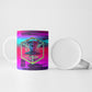 Montford Point Marines Legacy 1942 Ceramic Mug The Right To Fight Retro Glitch Vaporwave Art