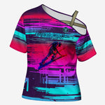 Montford Point Marines Legacy 1942 Cross Shoulder Shirt The Right To Fight Retro Glitch Vaporwave Art