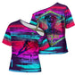Montford Point Marines Legacy 1942 Cross Shoulder Shirt The Right To Fight Retro Glitch Vaporwave Art