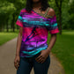 Montford Point Marines Legacy 1942 Cross Shoulder Shirt The Right To Fight Retro Glitch Vaporwave Art