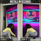 Montford Point Marines Legacy 1942 Door Cover The Right To Fight Retro Glitch Vaporwave Art