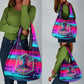 Montford Point Marines Legacy 1942 Grocery Bag The Right To Fight Retro Glitch Vaporwave Art