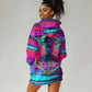 Montford Point Marines Legacy 1942 Hoodie Dress The Right To Fight Retro Glitch Vaporwave Art