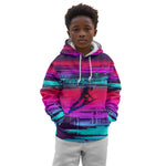 Montford Point Marines Legacy 1942 Kid Hoodie The Right To Fight Retro Glitch Vaporwave Art