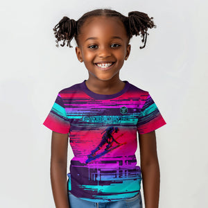 Montford Point Marines Legacy 1942 Kid T shirt The Right To Fight Retro Glitch Vaporwave Art
