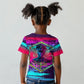 Montford Point Marines Legacy 1942 Kid T shirt The Right To Fight Retro Glitch Vaporwave Art