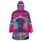 Montford Point Marines Legacy 1942 Kid Wearable Blanket Hoodie The Right To Fight Retro Glitch Vaporwave Art