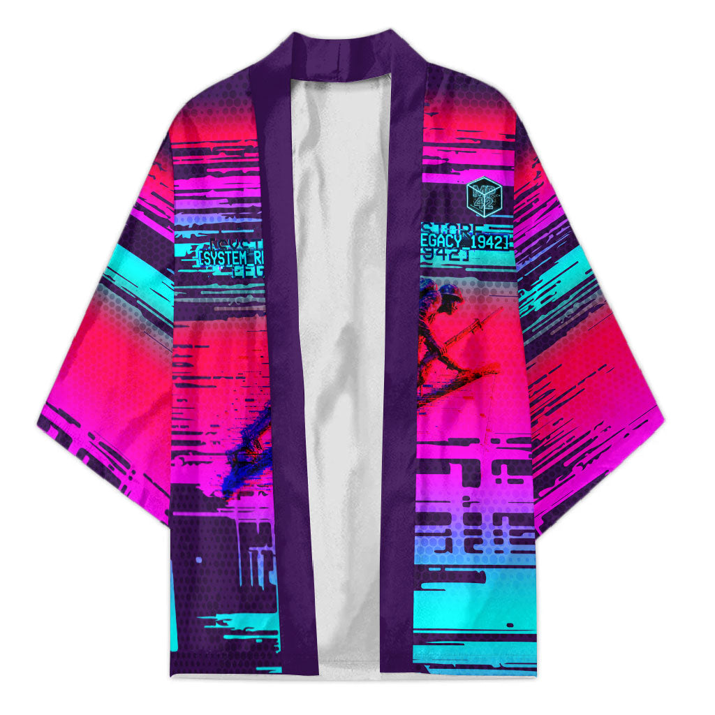 Montford Point Marines Legacy 1942 Kimono The Right To Fight Retro Glitch Vaporwave Art