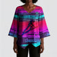 Montford Point Marines Legacy 1942 Kimono Sleeve Blouse The Right To Fight Retro Glitch Vaporwave Art