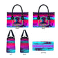 Montford Point Marines Legacy 1942 Leather Bag The Right To Fight Retro Glitch Vaporwave Art