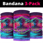 Montford Point Marines Legacy 1942 Neck Gaiter The Right To Fight Retro Glitch Vaporwave Art