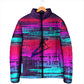 Montford Point Marines Legacy 1942 Padded Jacket The Right To Fight Retro Glitch Vaporwave Art