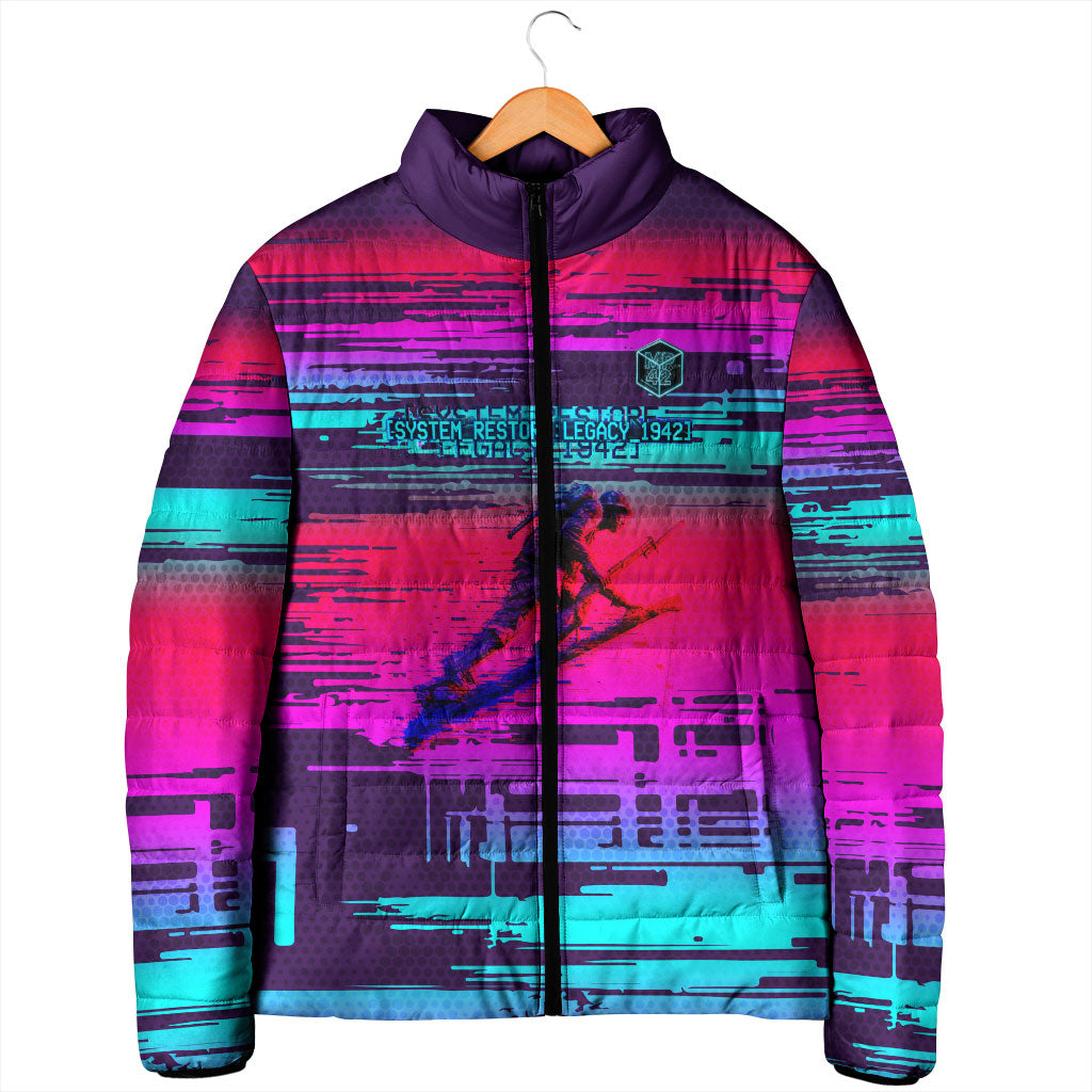 Montford Point Marines Legacy 1942 Padded Jacket The Right To Fight Retro Glitch Vaporwave Art