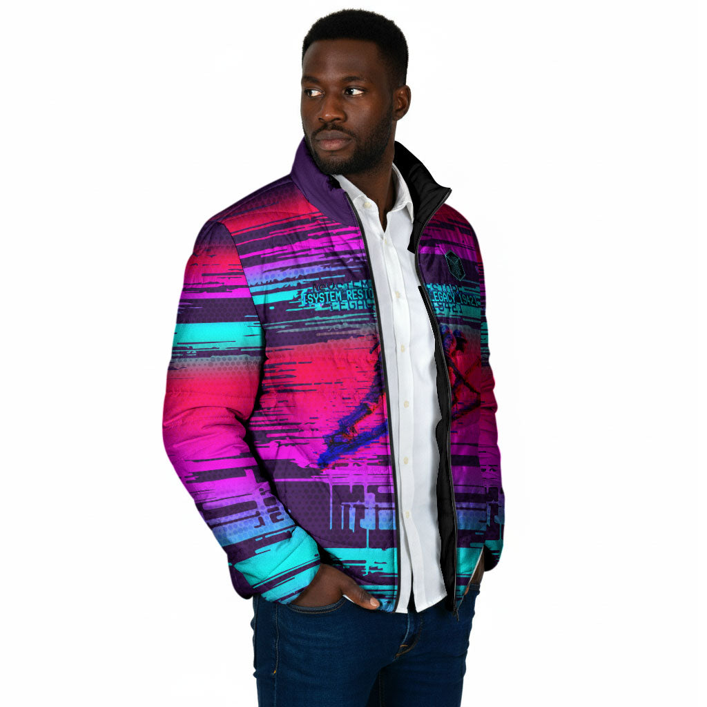 Montford Point Marines Legacy 1942 Padded Jacket The Right To Fight Retro Glitch Vaporwave Art