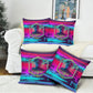 Montford Point Marines Legacy 1942 Pillow Cover The Right To Fight Retro Glitch Vaporwave Art