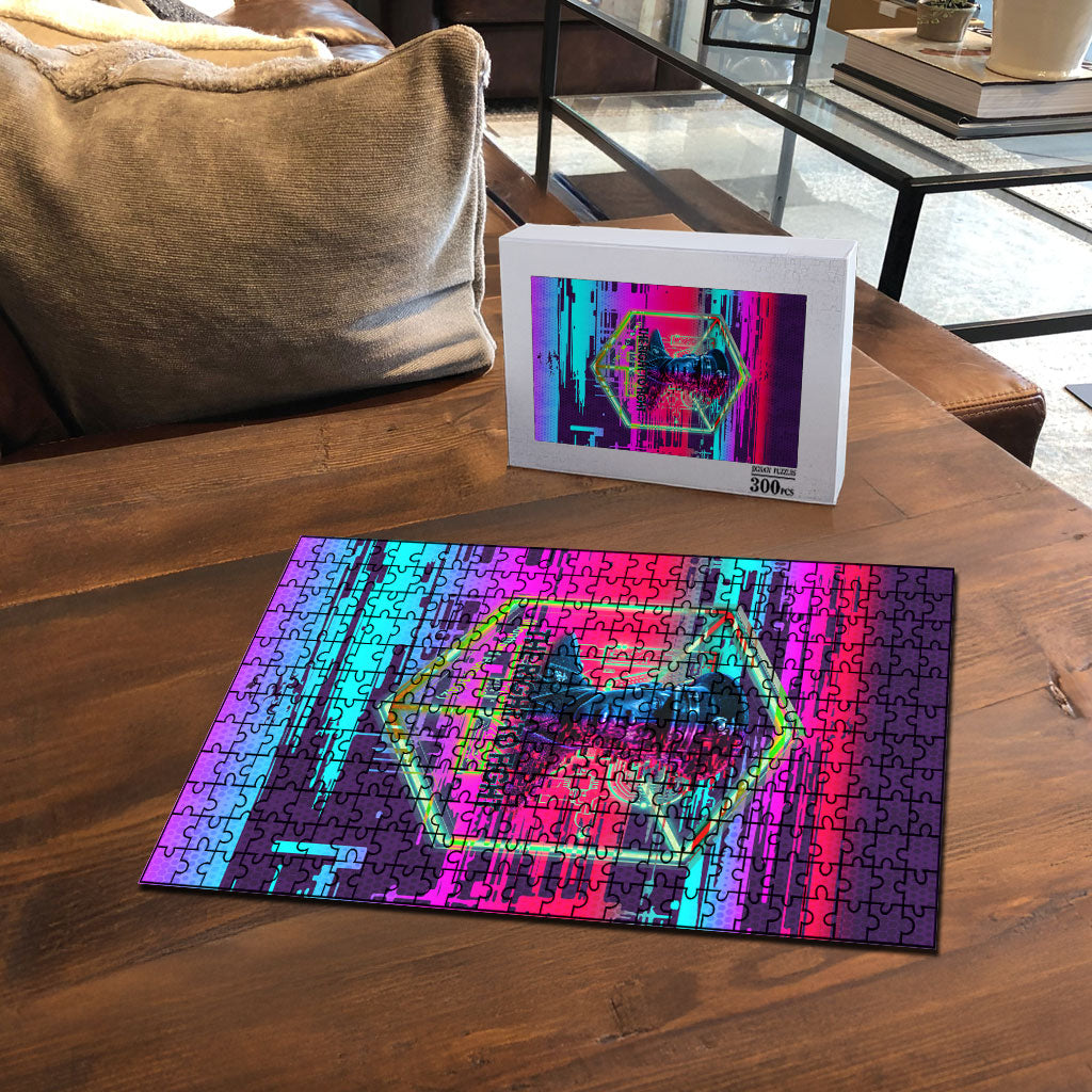 Montford Point Marines Legacy 1942 Puzzle The Right To Fight Retro Glitch Vaporwave Art