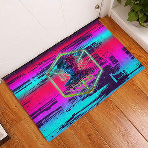 Montford Point Marines Legacy 1942 Rubber Doormat The Right To Fight Retro Glitch Vaporwave Art