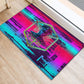 Montford Point Marines Legacy 1942 Rubber Doormat The Right To Fight Retro Glitch Vaporwave Art