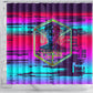 Montford Point Marines Legacy 1942 Shower Curtain The Right To Fight Retro Glitch Vaporwave Art