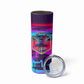 Montford Point Marines Legacy 1942 Skinny Tumbler The Right To Fight Retro Glitch Vaporwave Art