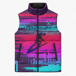 Montford Point Marines Legacy 1942 Sleeveless Puffer Jacket The Right To Fight Retro Glitch Vaporwave Art