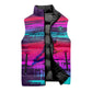 Montford Point Marines Legacy 1942 Sleeveless Puffer Jacket The Right To Fight Retro Glitch Vaporwave Art