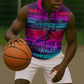 Montford Point Marines Legacy 1942 Sleeveless Zip Hoodie The Right To Fight Retro Glitch Vaporwave Art
