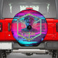 Montford Point Marines Legacy 1942 Spare Tire Cover The Right To Fight Retro Glitch Vaporwave Art