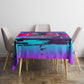 Montford Point Marines Legacy 1942 Tablecloth The Right To Fight Retro Glitch Vaporwave Art