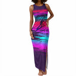 Montford Point Marines Legacy 1942 Tank Maxi Dress The Right To Fight Retro Glitch Vaporwave Art