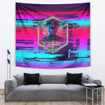 Montford Point Marines Legacy 1942 Tapestry The Right To Fight Retro Glitch Vaporwave Art