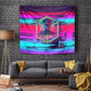 Montford Point Marines Legacy 1942 Tapestry The Right To Fight Retro Glitch Vaporwave Art