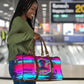 Montford Point Marines Legacy 1942 Travel Bag The Right To Fight Retro Glitch Vaporwave Art