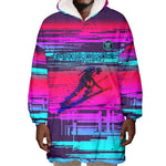 Montford Point Marines Legacy 1942 Wearable Blanket Hoodie The Right To Fight Retro Glitch Vaporwave Art