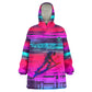 Montford Point Marines Legacy 1942 Wearable Blanket Hoodie The Right To Fight Retro Glitch Vaporwave Art