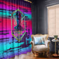 Montford Point Marines Legacy 1942 Window Curtain The Right To Fight Retro Glitch Vaporwave Art